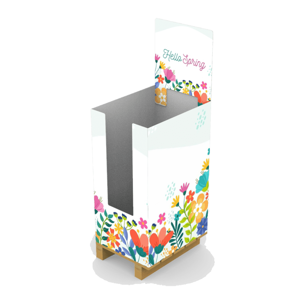 Espositore da terra porta prodott