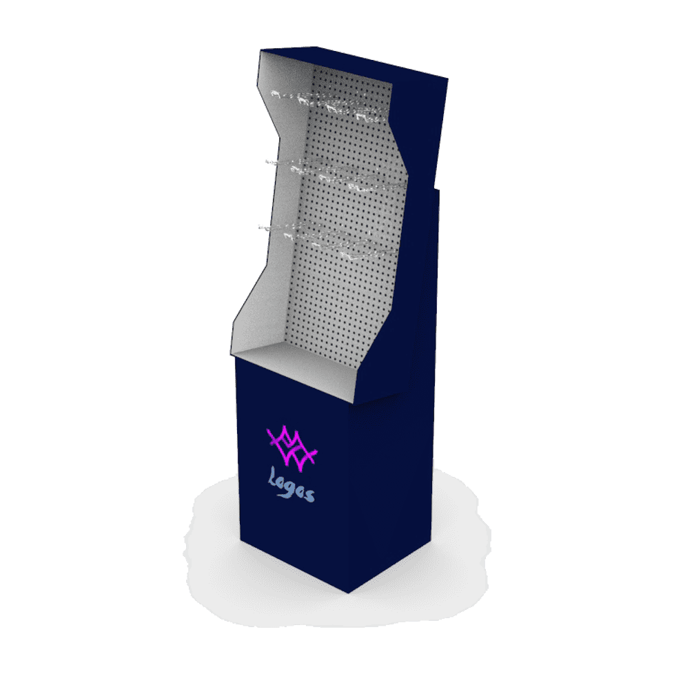 Espositore da terra porta prodott