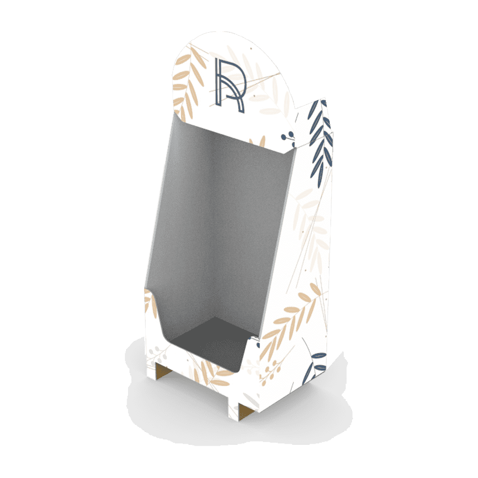 Espositore da terra porta prodott