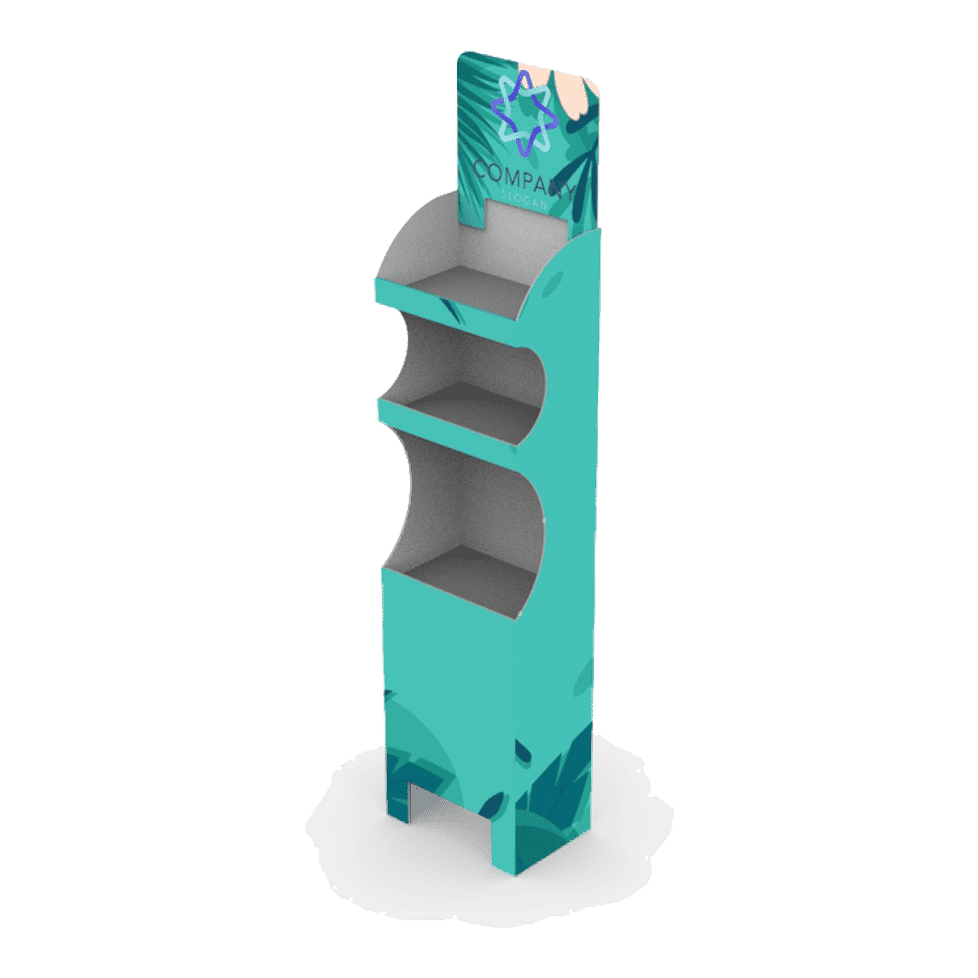 Espositore da terra porta prodott