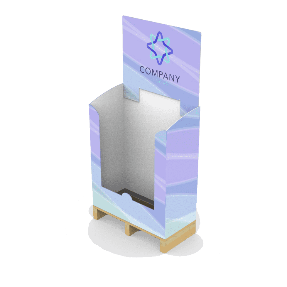 Espositore da terra porta prodott