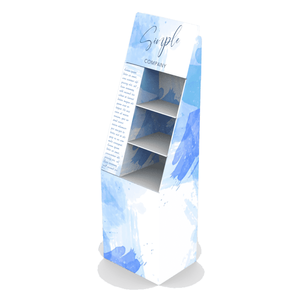 Espositore da terra porta prodott