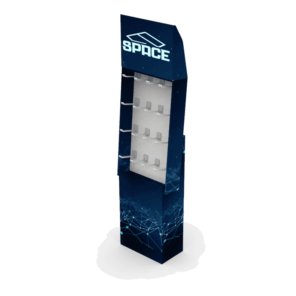 Espositore da terra porta prodott