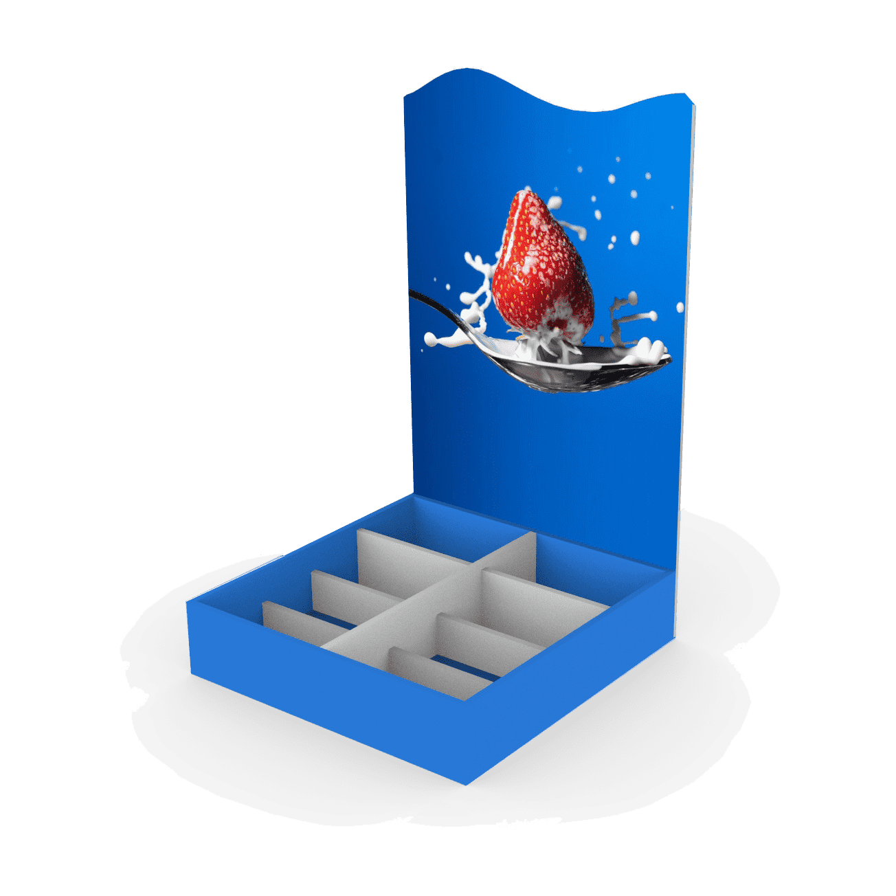 Espositore da banco porta prodotti