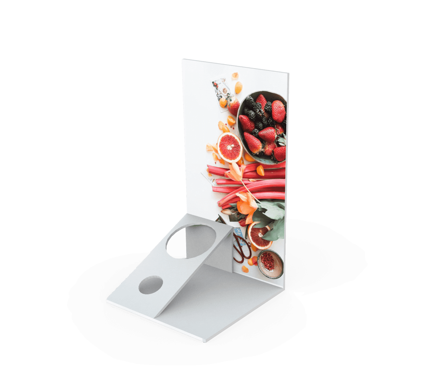 Espositore da banco porta prodotti