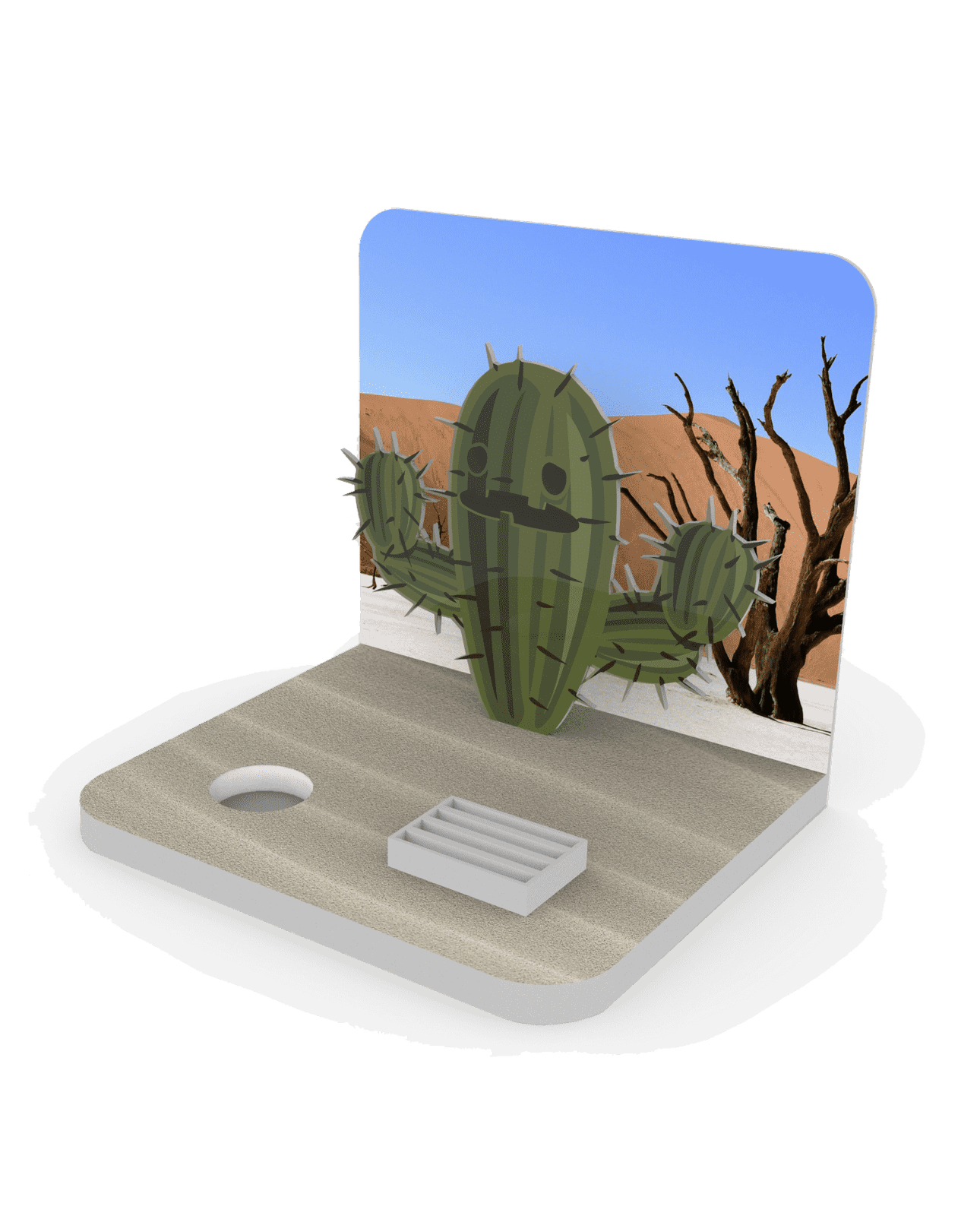 Espositore da banco porta prodotti