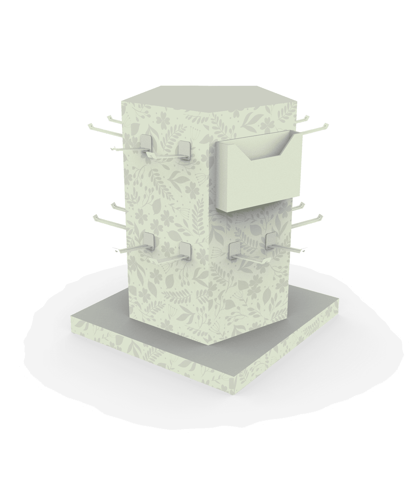 Espositore da banco porta prodotti