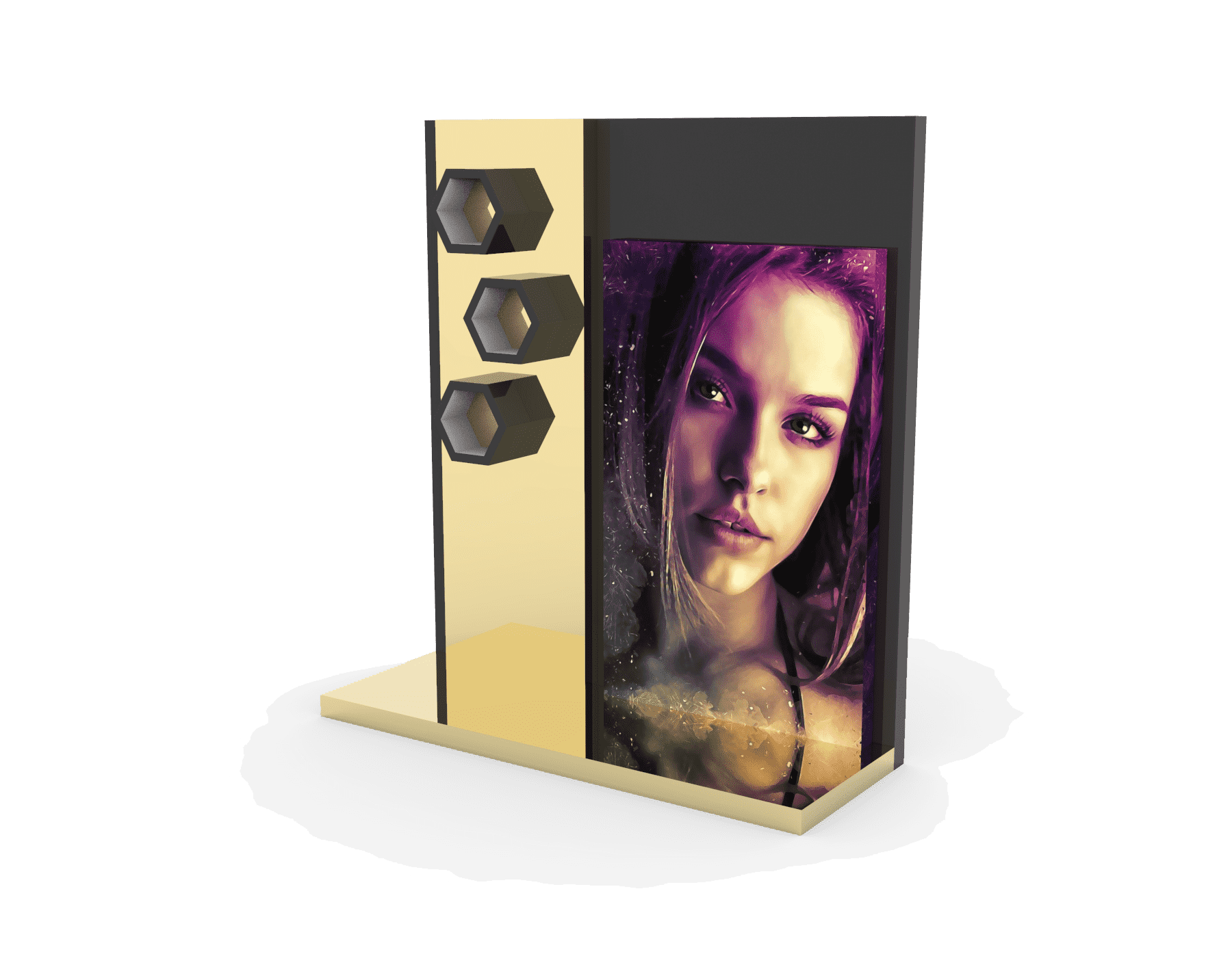 Espositori vetrina design cartelli cartone