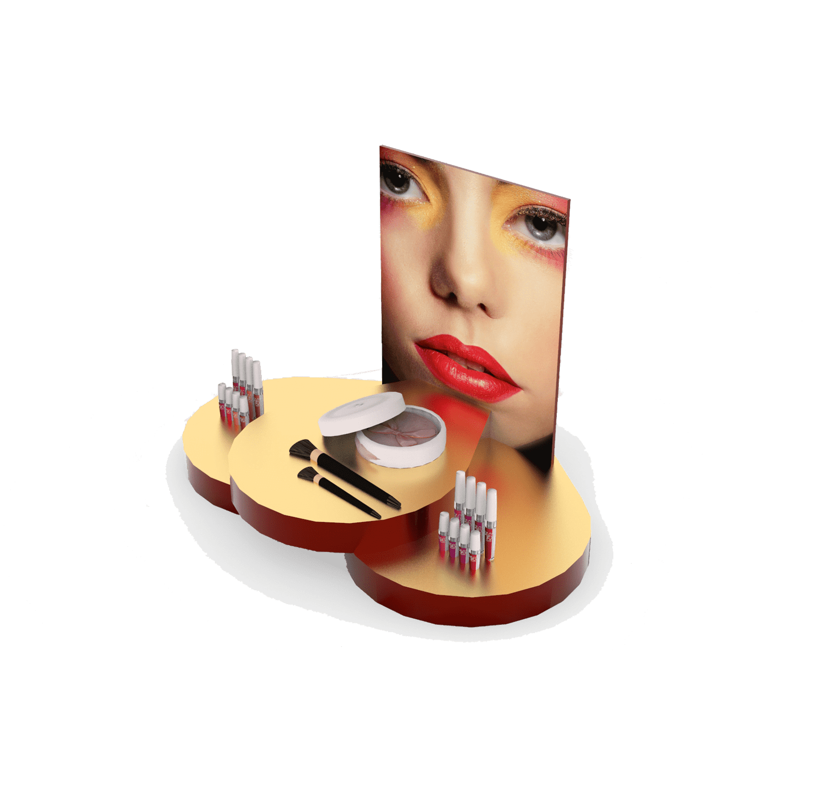 Espositore da banco porta prodotti