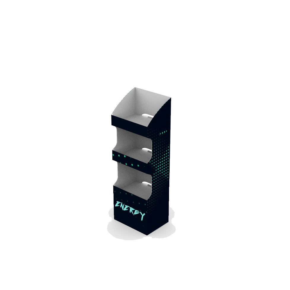 Espositore da terra porta prodott