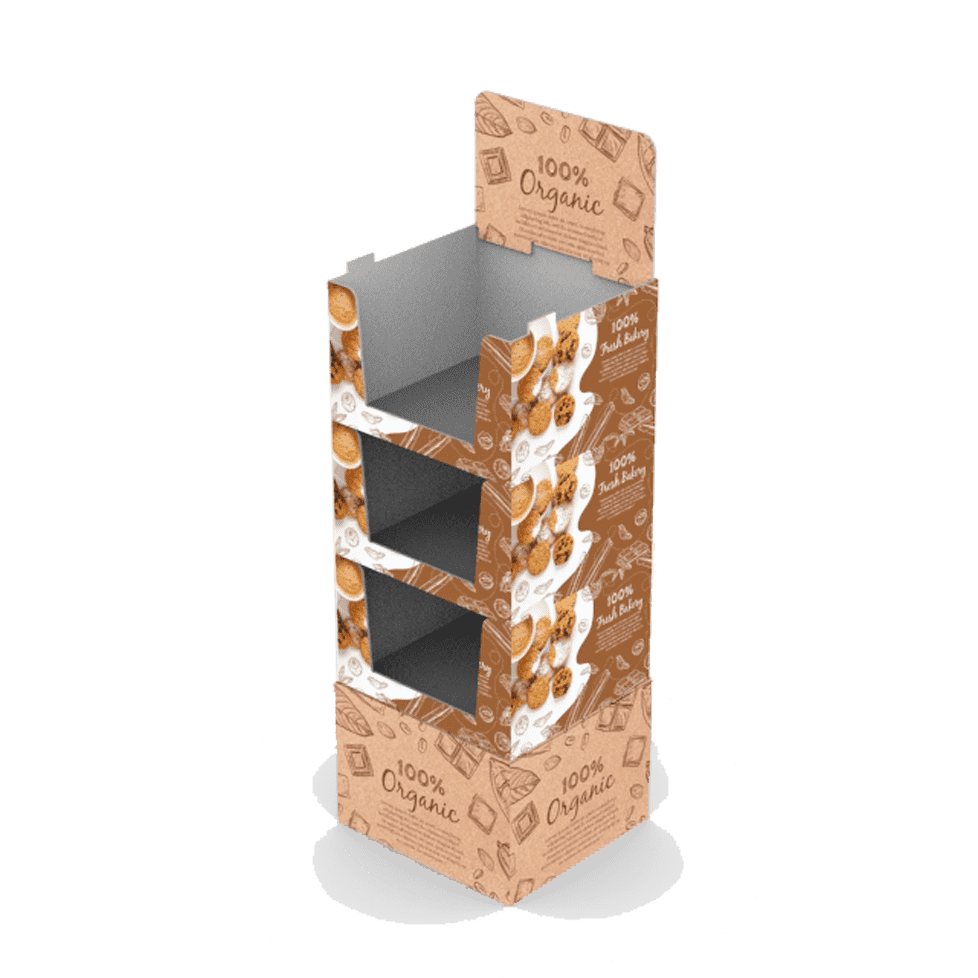 Espositore da terra porta prodott